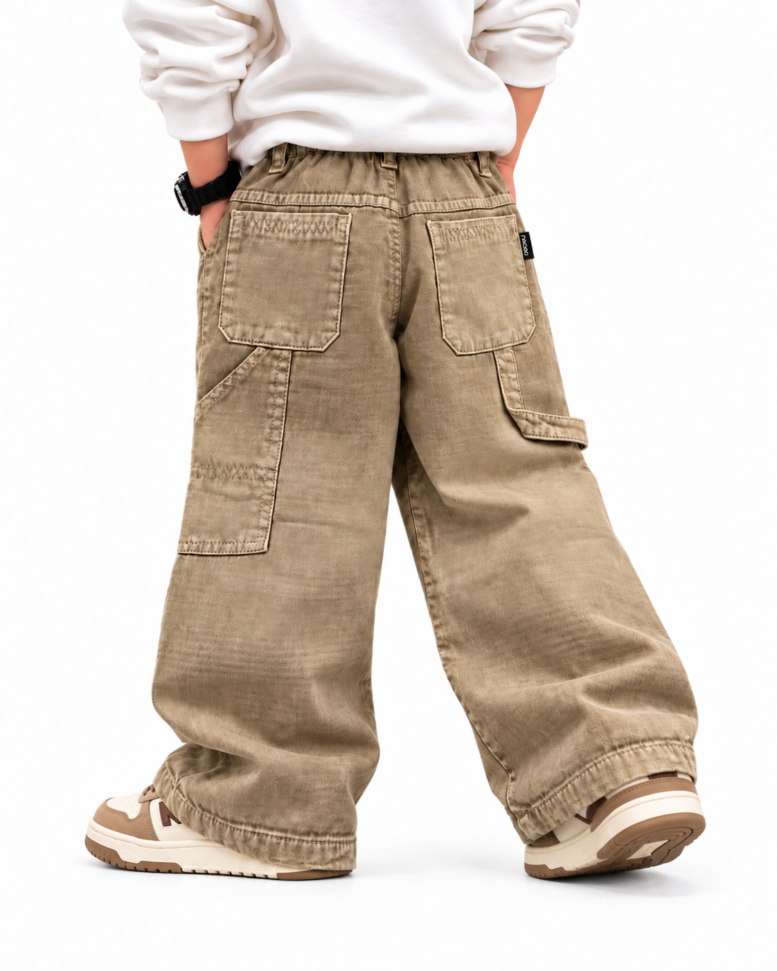 Khaki Carpenter Jeans back